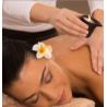 Massage à l’élixir de bougie version longue Spa Domaine Tour Emerau...