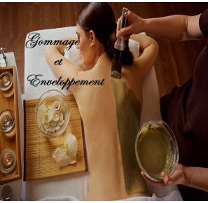 Gommage corps et visage Spa Domaine Tour Emeraude Caen