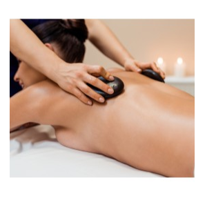 Massage aux galets version longue Spa Domaine Tour Emeraude Caen